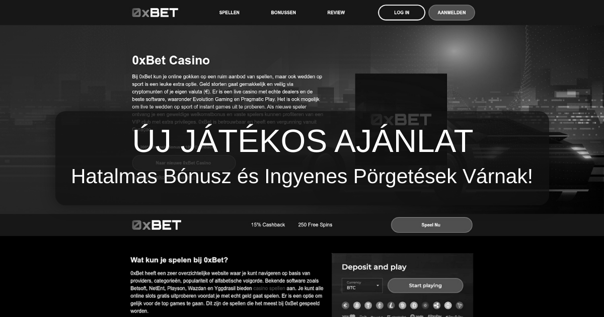 0XBET Casino welcome bonus